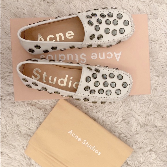 NWT Acne Studios Jackson Stone Loafers Size 36 - Picture 2 of 4